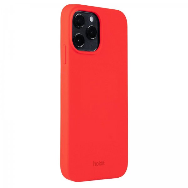 holdit iPhone 13 Pro Max Deksel Silikon Chili Red