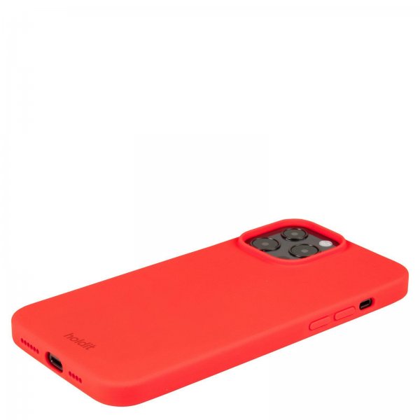 holdit iPhone 13 Pro Max Deksel Silikon Chili Red