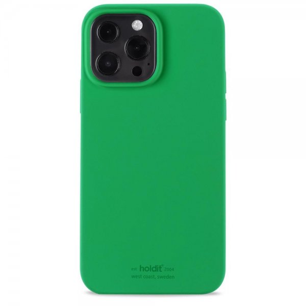 holdit iPhone 13 Pro Max Deksel Silikon Grass Green