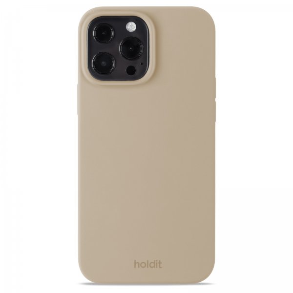 holdit iPhone 13 Pro Max Deksel Silikon Latte Beige