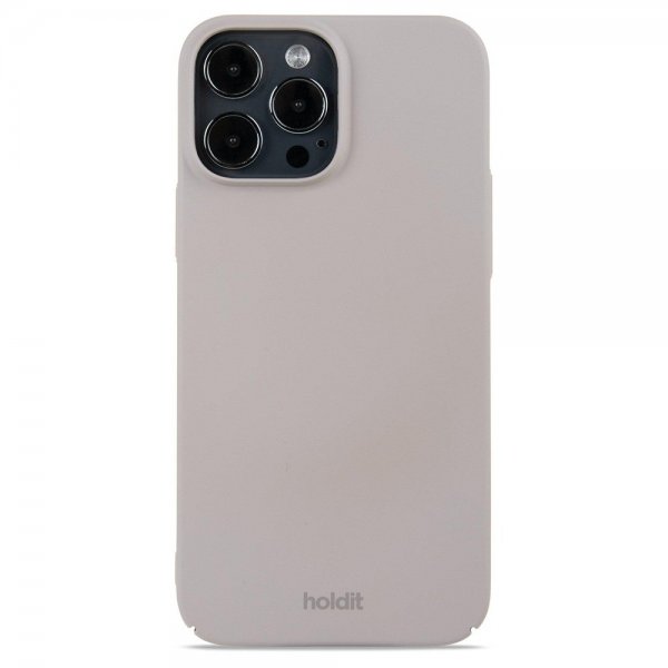 holdit iPhone 13 Pro Max Deksel Slim Case Taupe