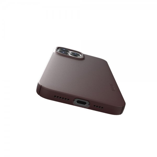 Nudient iPhone 13 Pro Max Deksel Thin Case V3 MagSafe Sangria Red