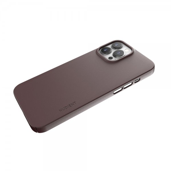 Nudient iPhone 13 Pro Max Deksel Thin Case V3 MagSafe Sangria Red