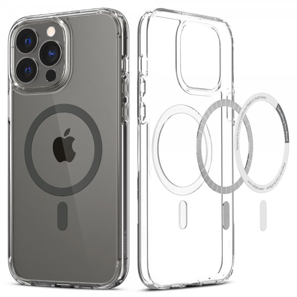 Spigen iPhone 13 Pro Max Deksel Ultra Hybrid Mag Graphite