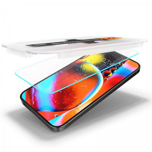 Spigen iPhone 13 Pro Max/iPhone 14 Plus Skjermbeskytter GLAS.tR EZ Fit 2-pack