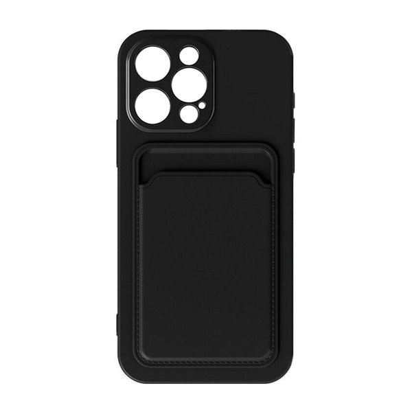 iPhone 13 Pro Deksel Kortholder Svart
