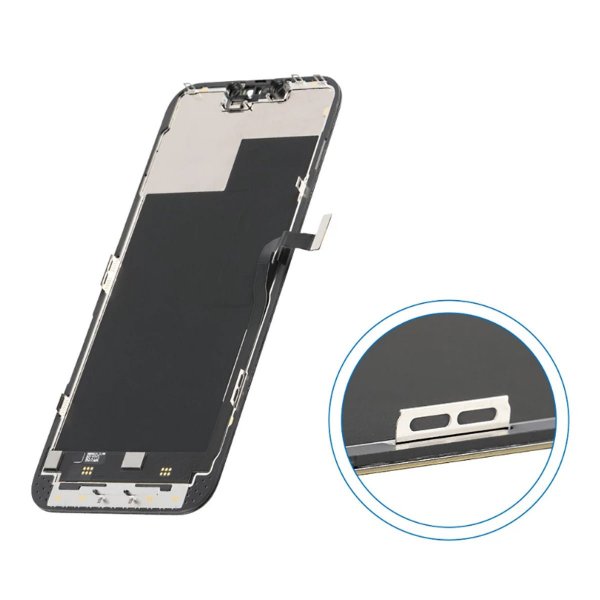 iPhone 13 Pro OLED Skjerm - Svart (tatt fra en ny iPhone)