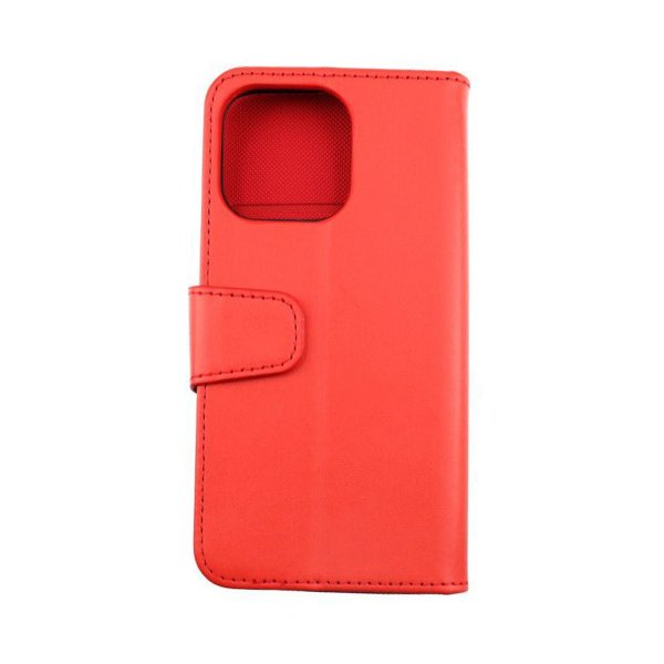 Rvelon iPhone 13 Pro Etui Utbrettbar Kortlomme Rød