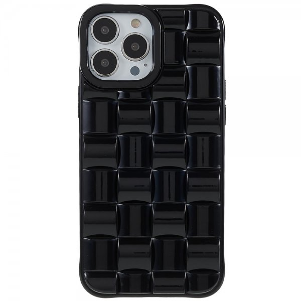 iPhone 13 Pro Deksel 3D Mønster Svart