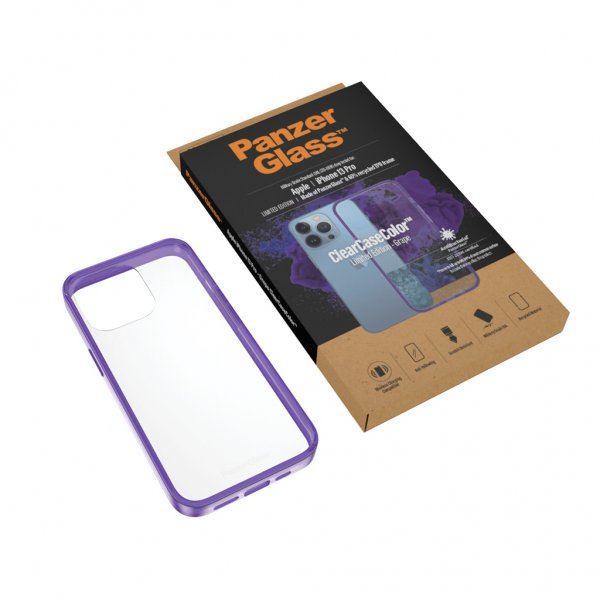 PanzerGlass iPhone 13 Pro Deksel ClearCase Color Grape