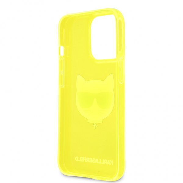 Karl Lagerfeld iPhone 13 Pro Deksel Fluo Gul