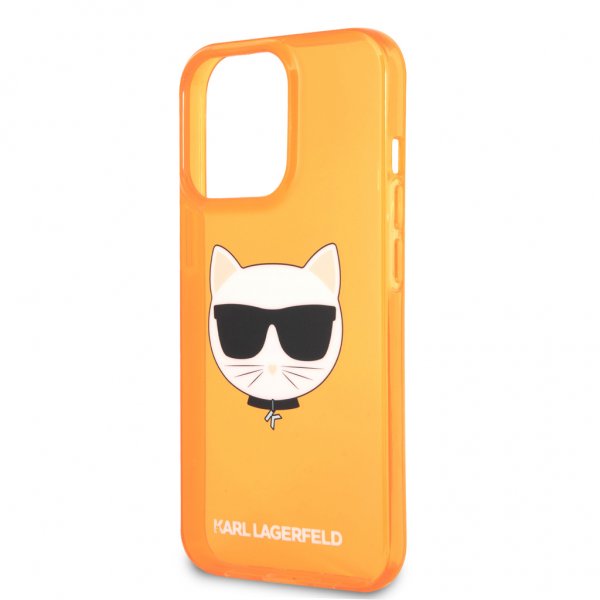 Karl Lagerfeld iPhone 13 Pro Deksel Fluo Oransje