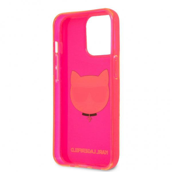 Karl Lagerfeld iPhone 13 Pro Deksel Fluo Rosa