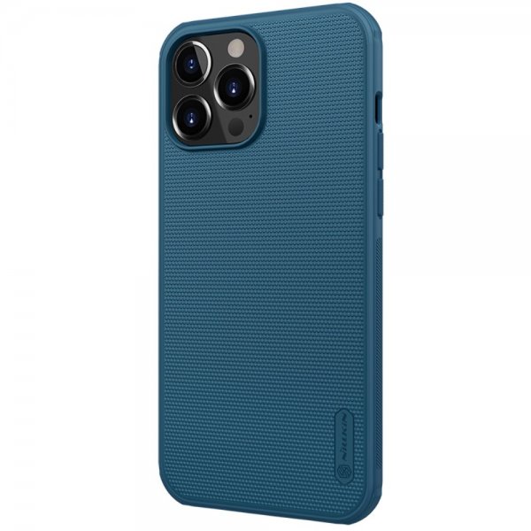 Nillkin iPhone 13 Pro Deksel Frosted Shield MagSafe Blå