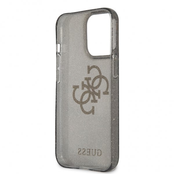 Guess iPhone 13 Pro Deksel Full Glitter Svart
