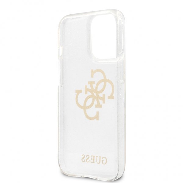 Guess iPhone 13 Pro Deksel Full Glitter Transparent