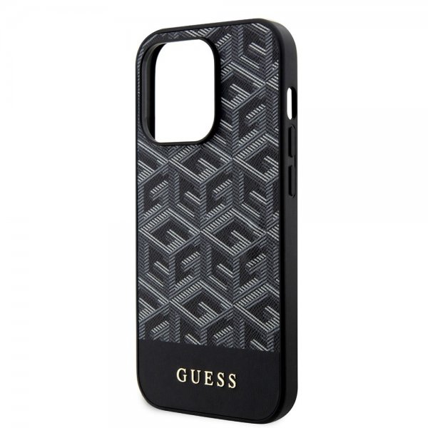 Guess iPhone 13 Pro Deksel G Cube MagSafe Svart