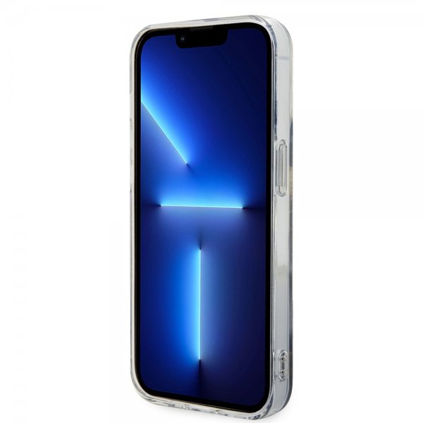 Guess iPhone 13 Pro Deksel Golden Marble MagSafe Svart