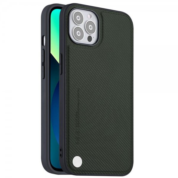 X-Level iPhone 13 Pro Deksel Kevlar II Series Grønn