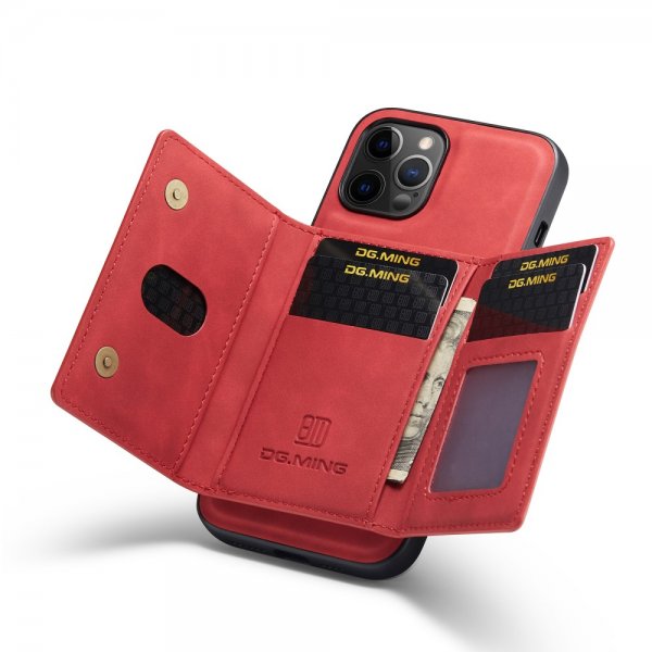 Dg.Ming iPhone 13 Pro Deksel M2 Series Avtakbart Kortholder Sin