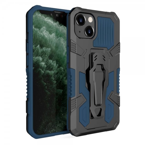 iPhone 13 Pro Deksel med Belteklips Blå