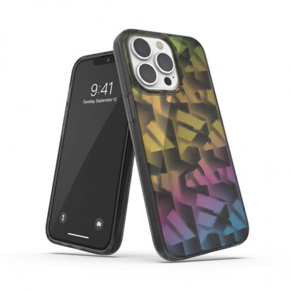 Adidas iPhone 13 Pro Deksel Formstøpt Etui Holografisk