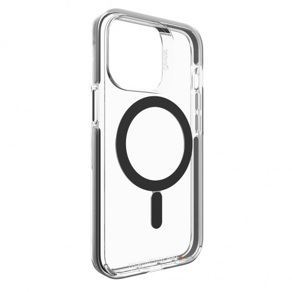 Gear4 iPhone 13 Pro Deksel Santa Cruz Snap Transparent Svart