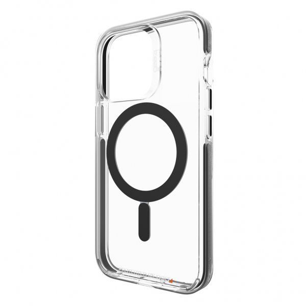 Gear4 iPhone 13 Pro Deksel Santa Cruz Snap Transparent Svart