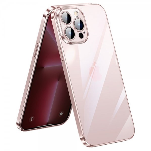 Sulada iPhone 13 Pro Deksel Shield Eye Series Rosa