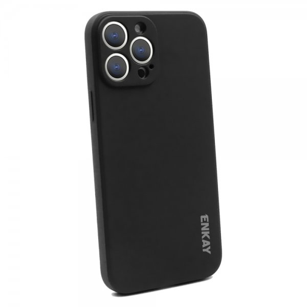 ENKAY iPhone 13 Pro Deksel Silikoni Svart