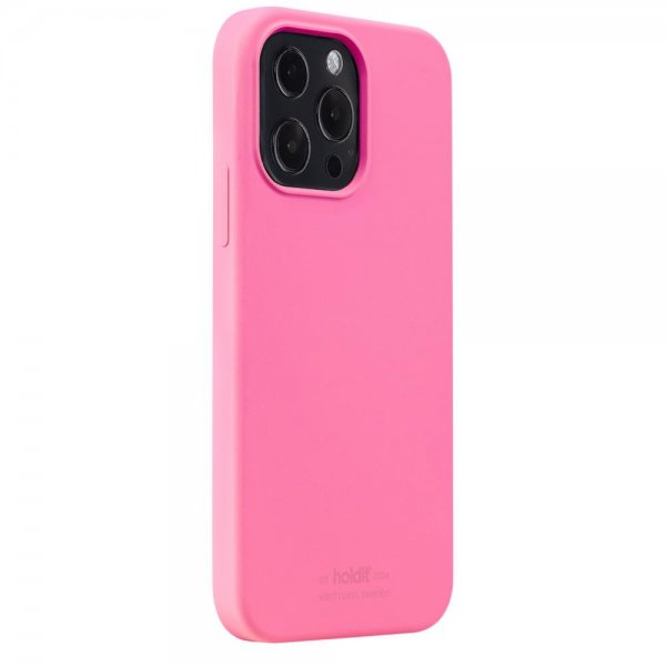 holdit iPhone 13 Pro Deksel Silikon Bright Pink