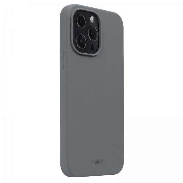 holdit iPhone 13 Pro Deksel Silikon Space Gray
