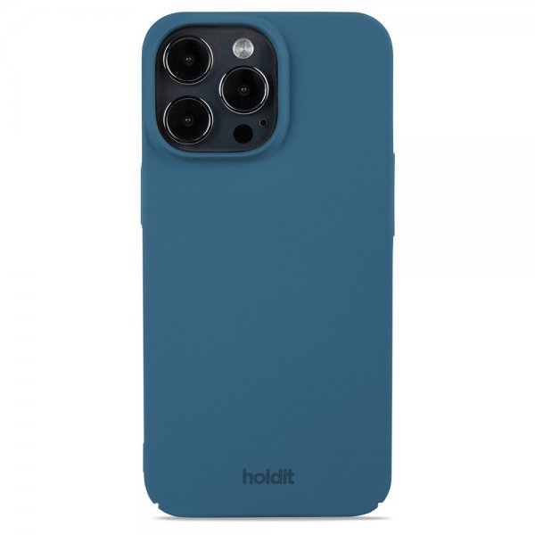 holdit iPhone 13 Pro Deksel Slim Case Denim Blue