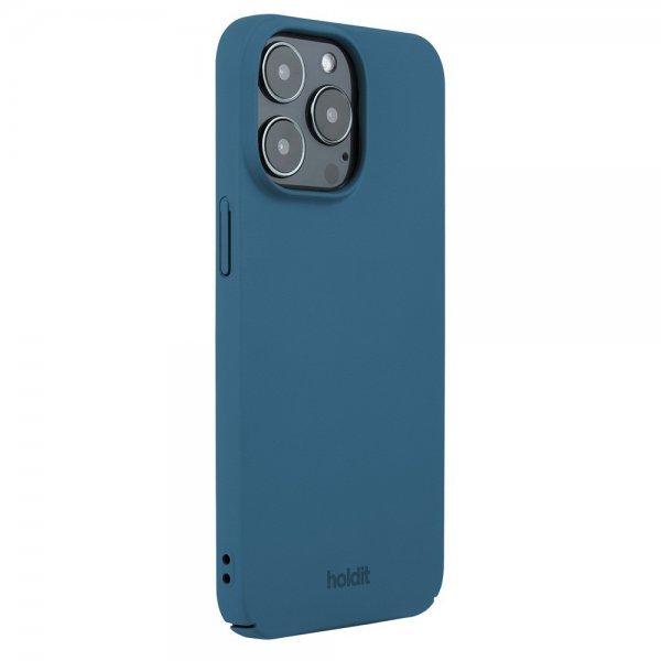 holdit iPhone 13 Pro Deksel Slim Case Denim Blue