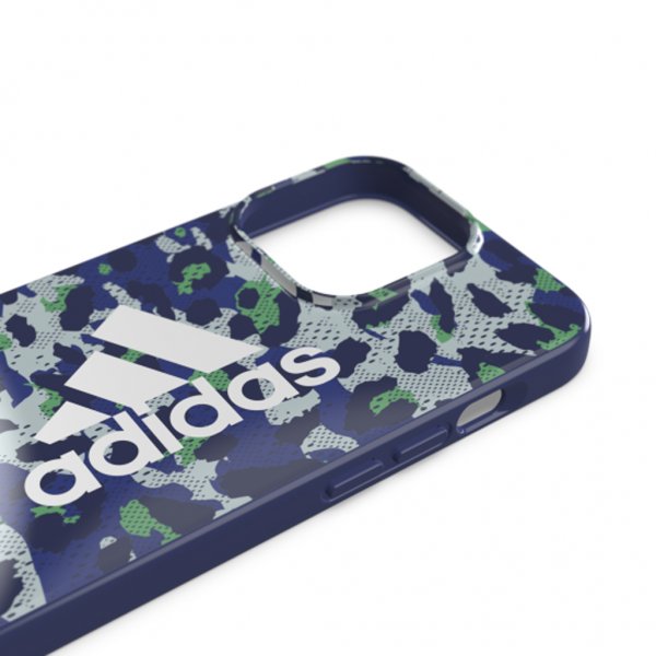 Adidas iPhone 13 Pro Deksel Snap Case Leopard Bold Blue