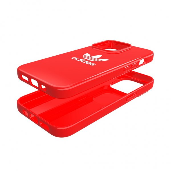 Adidas iPhone 13 Pro Deksel Snap Case Trefoil Scarlet