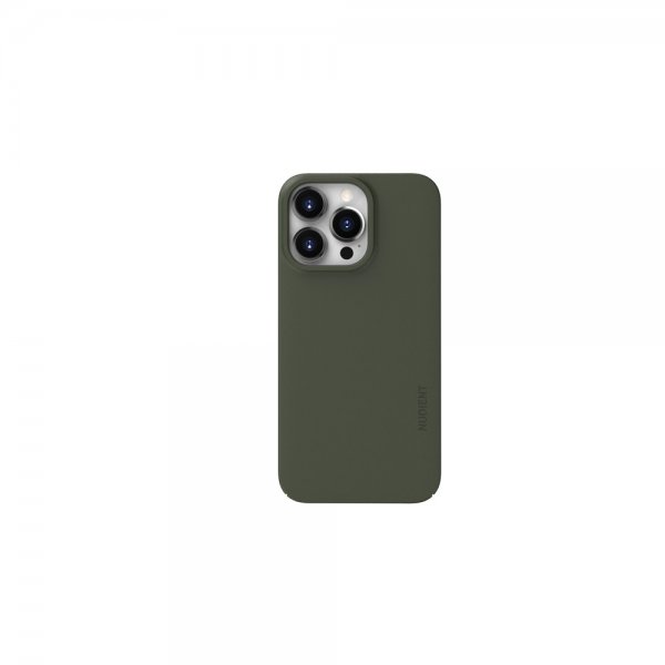 Nudient iPhone 13 Pro Deksel Thin Case V3 MagSafe Pine Green