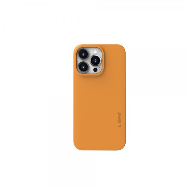 Nudient iPhone 13 Pro Deksel Thin Case V3 MagSafe Saffron Yellow