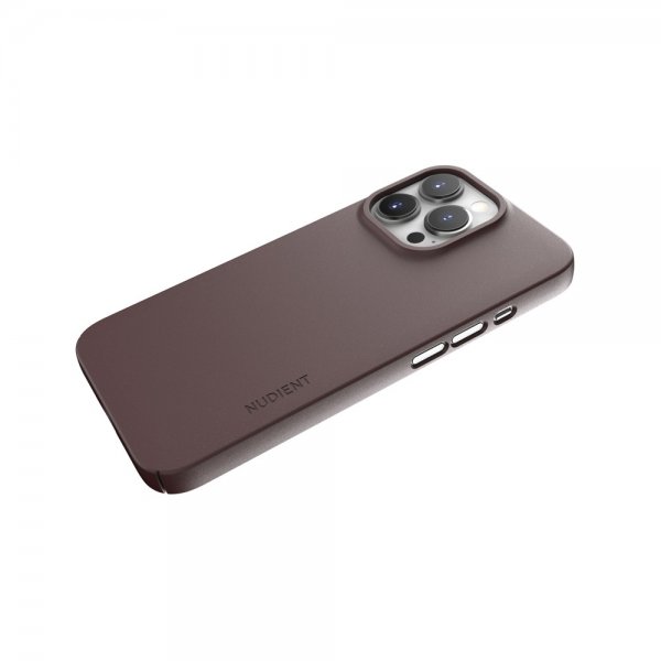 Nudient iPhone 13 Pro Deksel Thin Case V3 MagSafe Sangria Red