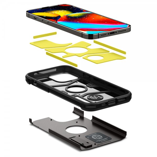 Spigen iPhone 13 Pro Deksel Tough Armor Svart