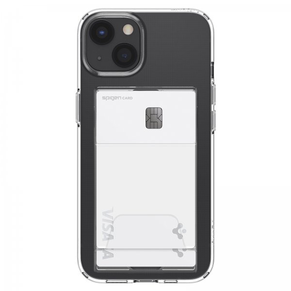 Spigen iPhone 13 Deksel Crystal Slot Dual Crystal Clear