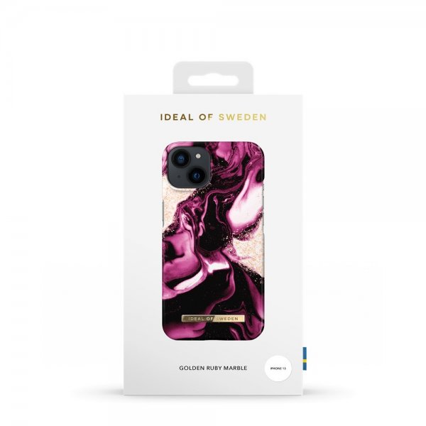 Ideal of Sweden iPhone 13 Deksel Fashion Case Golden Ruby