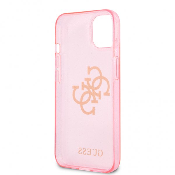 Guess iPhone 13 Deksel Full Glitter Rosa