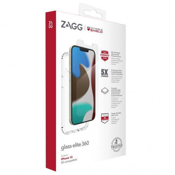Zagg InvisibleShield iPhone 13 Deksel Glass Elite 360
