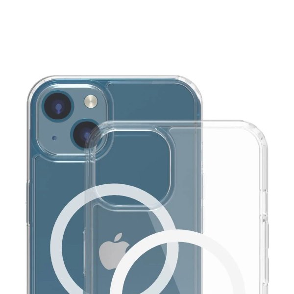 Rvelon iPhone 13 Deksel TPU MagSafe Transparent