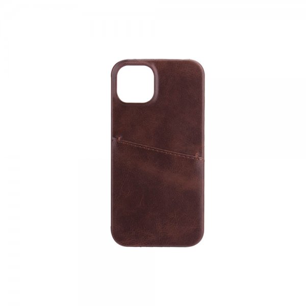 Onsala iPhone 13 Deksel med en Kortlomme Brun