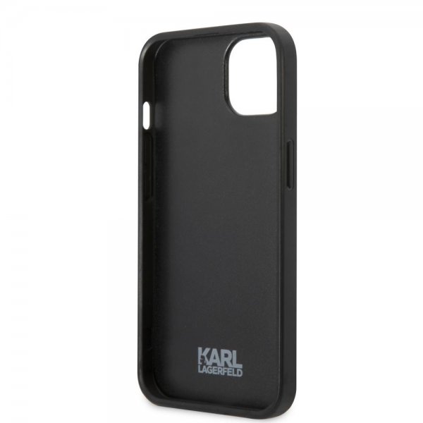 Karl Lagerfeld iPhone 13 Deksel Monogram Iconic Patch Rød
