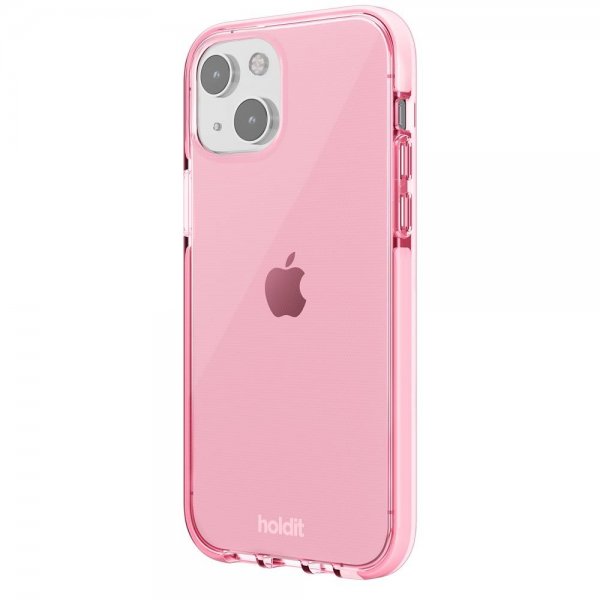 holdit iPhone 13 Deksel Seethru Bright Pink