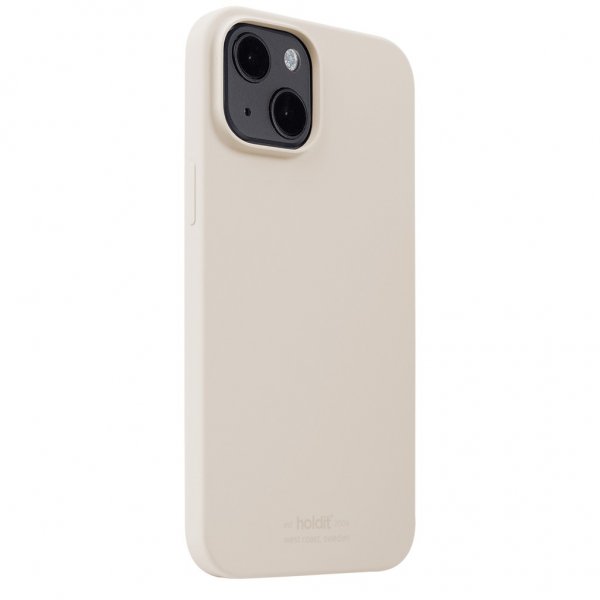 holdit iPhone 13 Deksel Silikon Light Beige