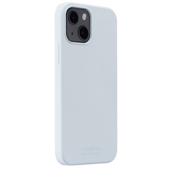 holdit iPhone 13 Deksel Silikon Mineral Blue